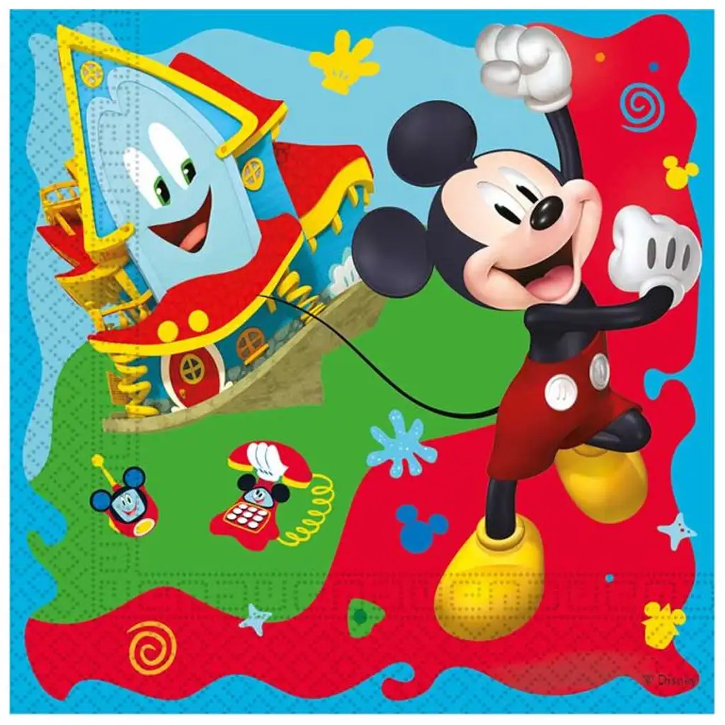 Mickey-Maus-Motiv 2-lagige Papierserviette 20er-Pack