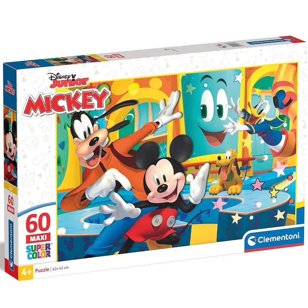Mickey Maus und seine Freunde 60-tlg. Maxi Supercolor Puzzle - Clementoni