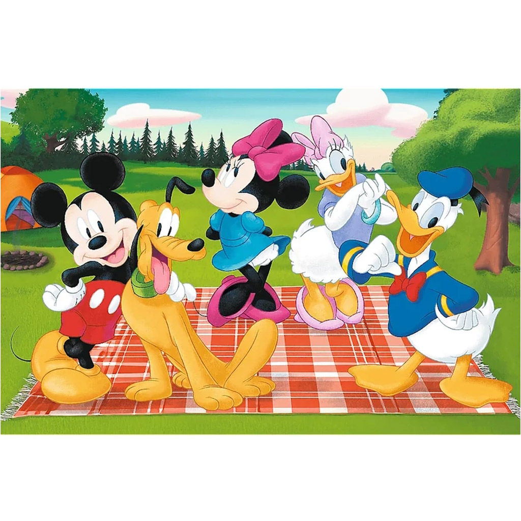 Micky Maus und seine Freunde: Picknick 24-teiliges Maxi-Puzzle – Trefl kép 2