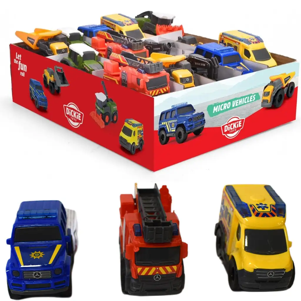 Micro-Fahrzeuge in verschiedenen Varianten 1 Stk - Dickie Toys