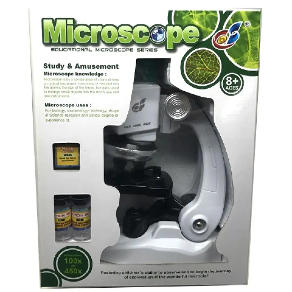 Mikroskop-Set mit 100x-450x Vergrößerung kép 1