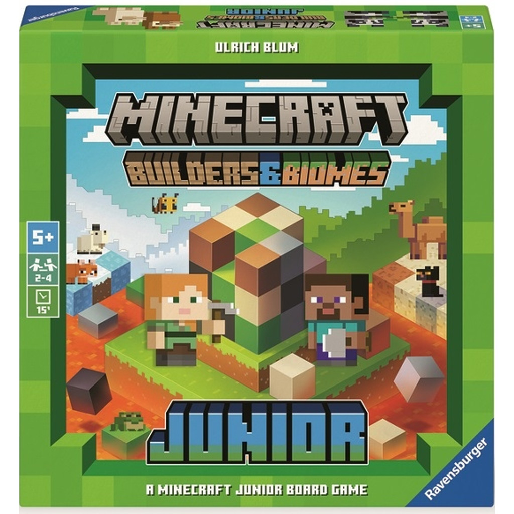 Minecraft: Baumeister & Biome Junior Brettspiel - Ravensburger