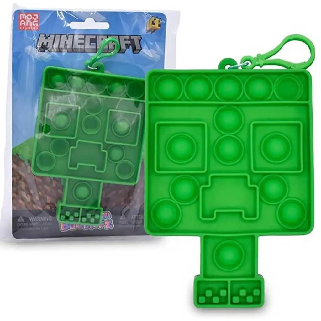Minecraft Bubblers Mini Pop-it Überraschungsschlüsselanhänger 1 Stk.
