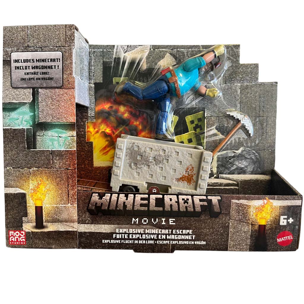 Minecraft Der Film – Spielset mit Steve und Lore – Mattel