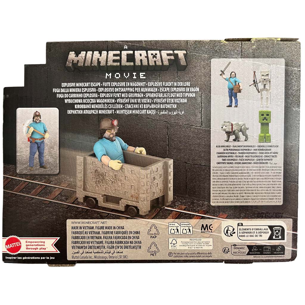 Minecraft Der Film – Spielset mit Steve und Lore – Mattel kép 2