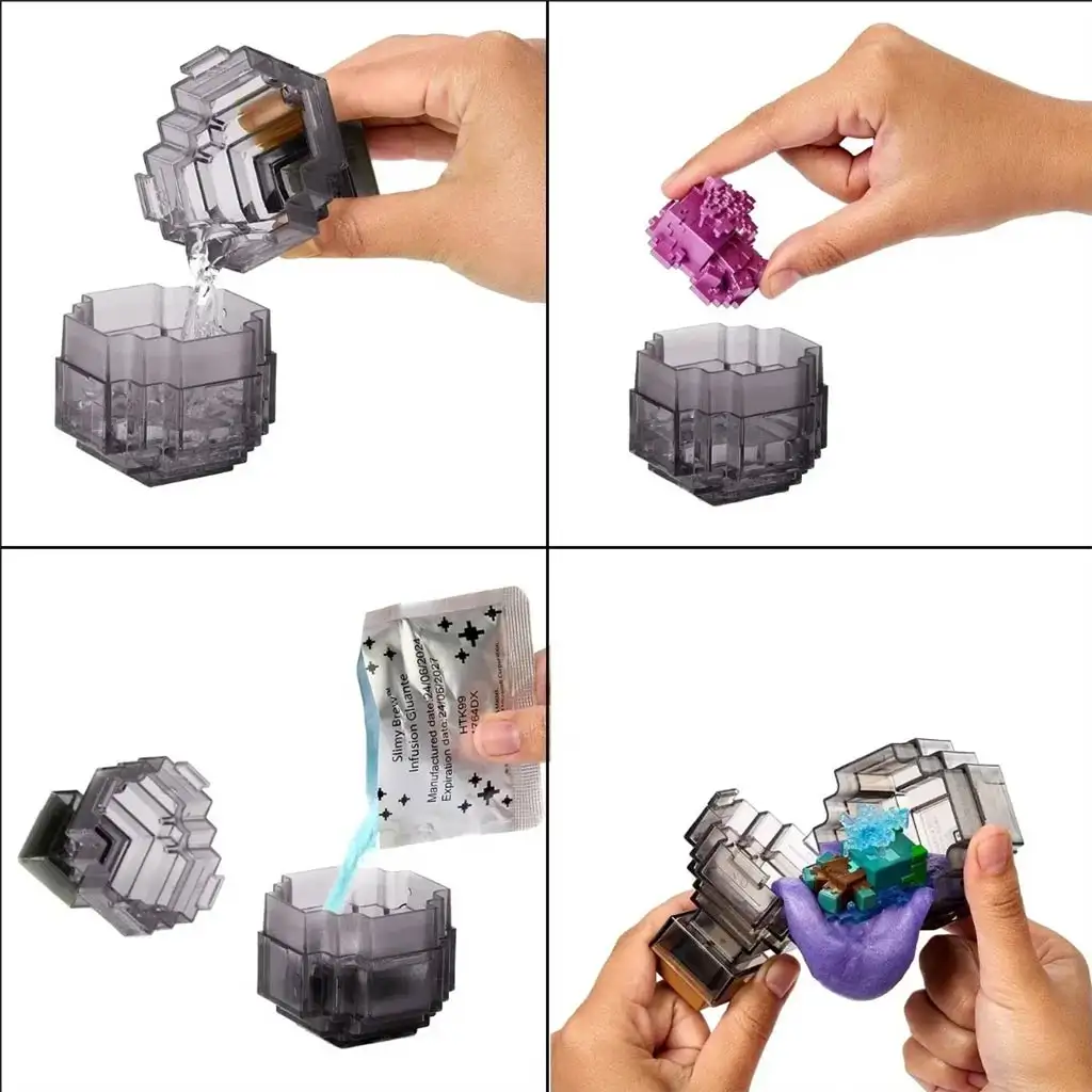 Minecraft Enthüllung Minifigur graue Box - Mattel kép 2