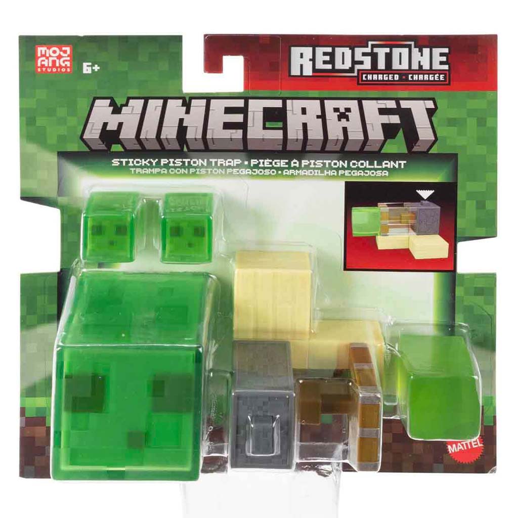 Minecraft: Klebriger Kolben-Fallen Actionfiguren-Set – Mattel