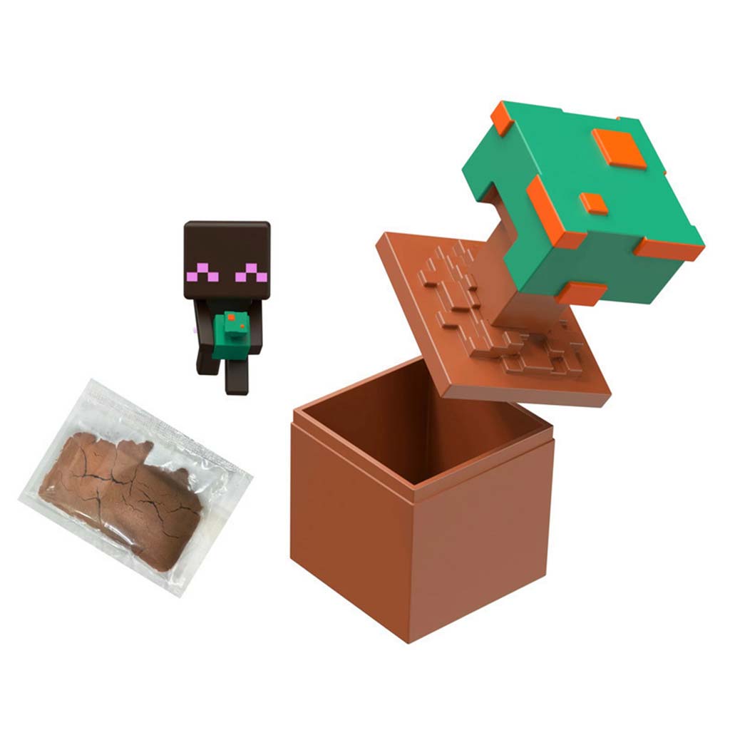 Minecraft Reveal Minifigur im Aufbewahrungsbehälter – Azalee – Mattel
