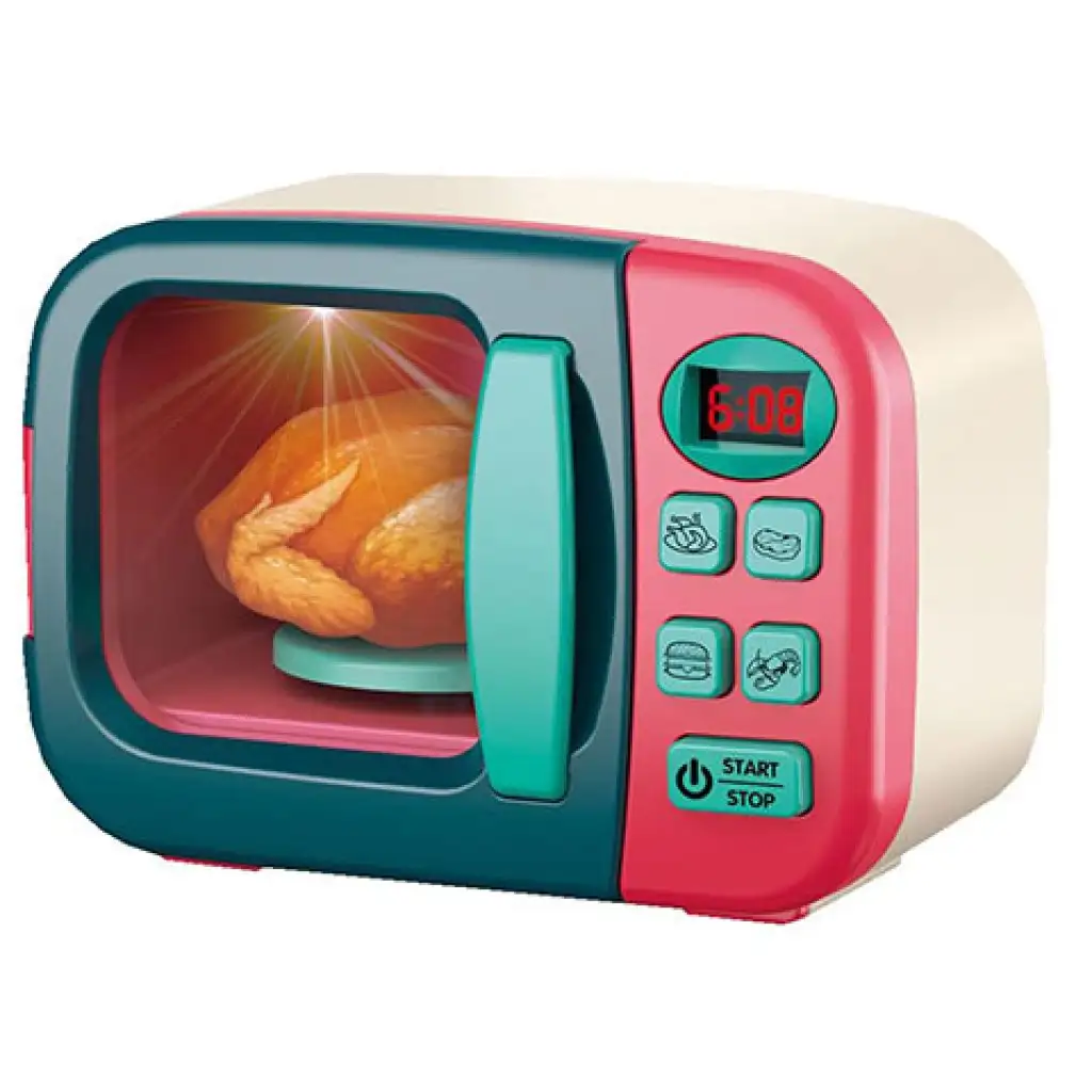 Mini Appliance Mikrowellenherd Spielset mit Licht kép 2