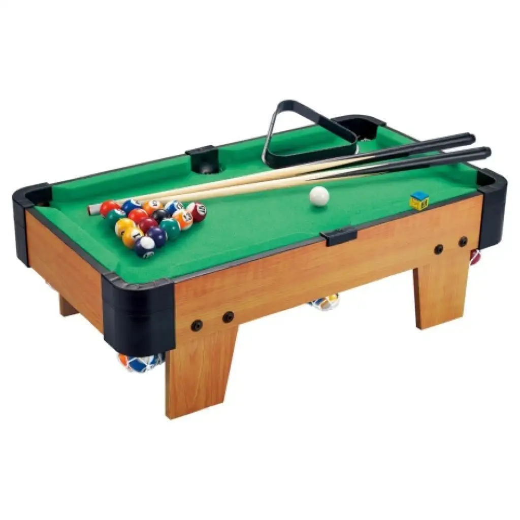Mini-Billardtisch aus Holz 48x27x16cm kép 2
