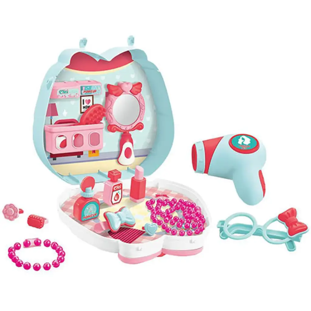 Mini-Schminkspielset in kleiner Tasche, 16-teilig kép 2