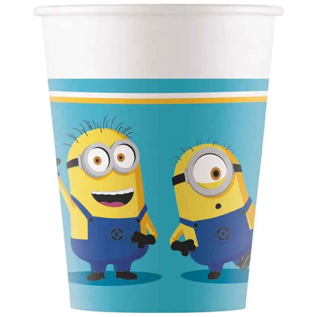 Minions Papierbecher 8er-Set 200ml