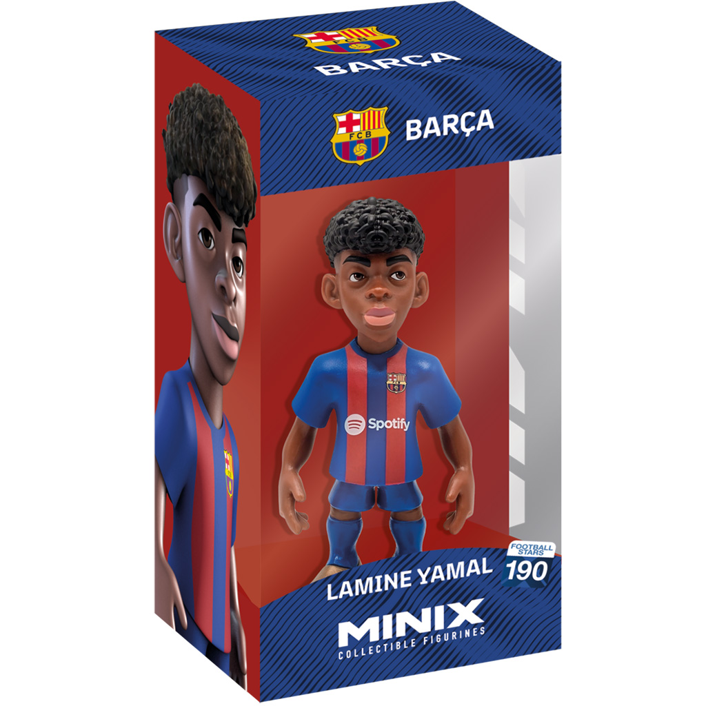Minix: FC Barcelona - Lamine Yamal Fußballspieler Actionfigur 12cm