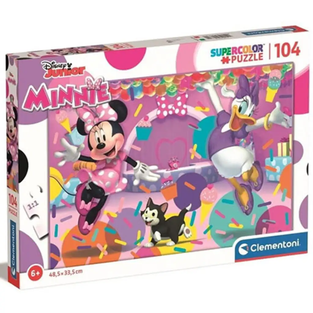 Minnie Maus und ihre Freunde Supercolor Maxi Puzzle 104 Teile - Clementoni