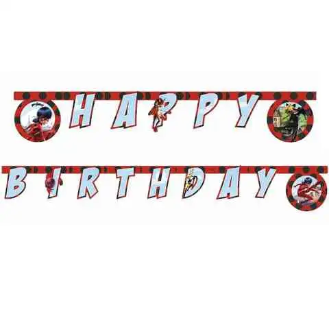 Miraculous Alles Gute zum Geburtstag Schriftzug 230cm