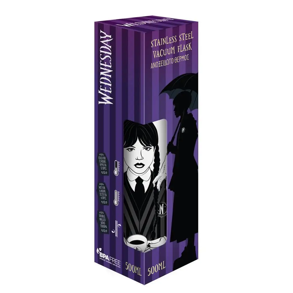 Mittwoch: Edelstahl-Vakuumflasche 500ml in Weiß