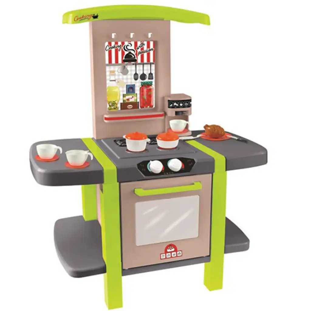 Mochtoys: Kochstudio Spielküche 26-teiliges Set 80x42x101cm