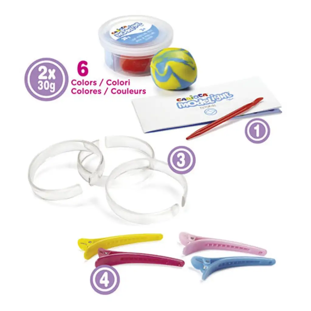 Modelight Bijoux Armband und Haarklammer Set - Carioca kép 2