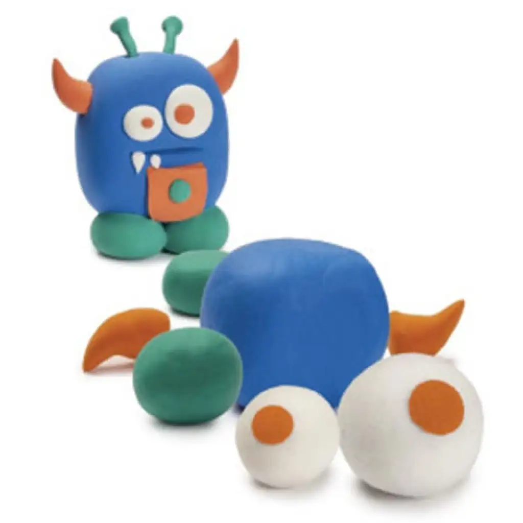 Modelight Maxi Play Box Außerirdische Knetset - Carioca kép 3