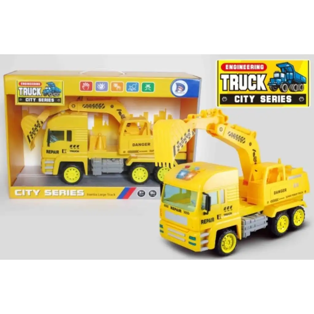 Modell eines Bagger-LKWs mit Licht, 37 cm