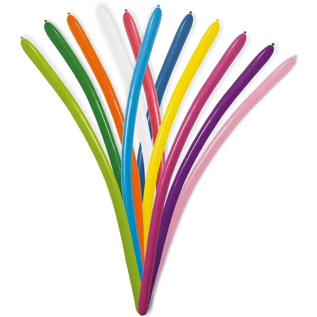 Modellierbare bunte Luftballons – 15er-Set