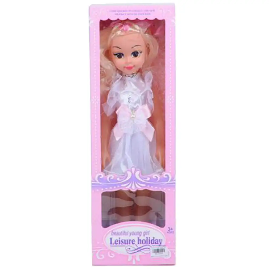 Modepuppe mit blonden Haaren, 46 cm groß, in Abendkleidung mit Soundeffekten