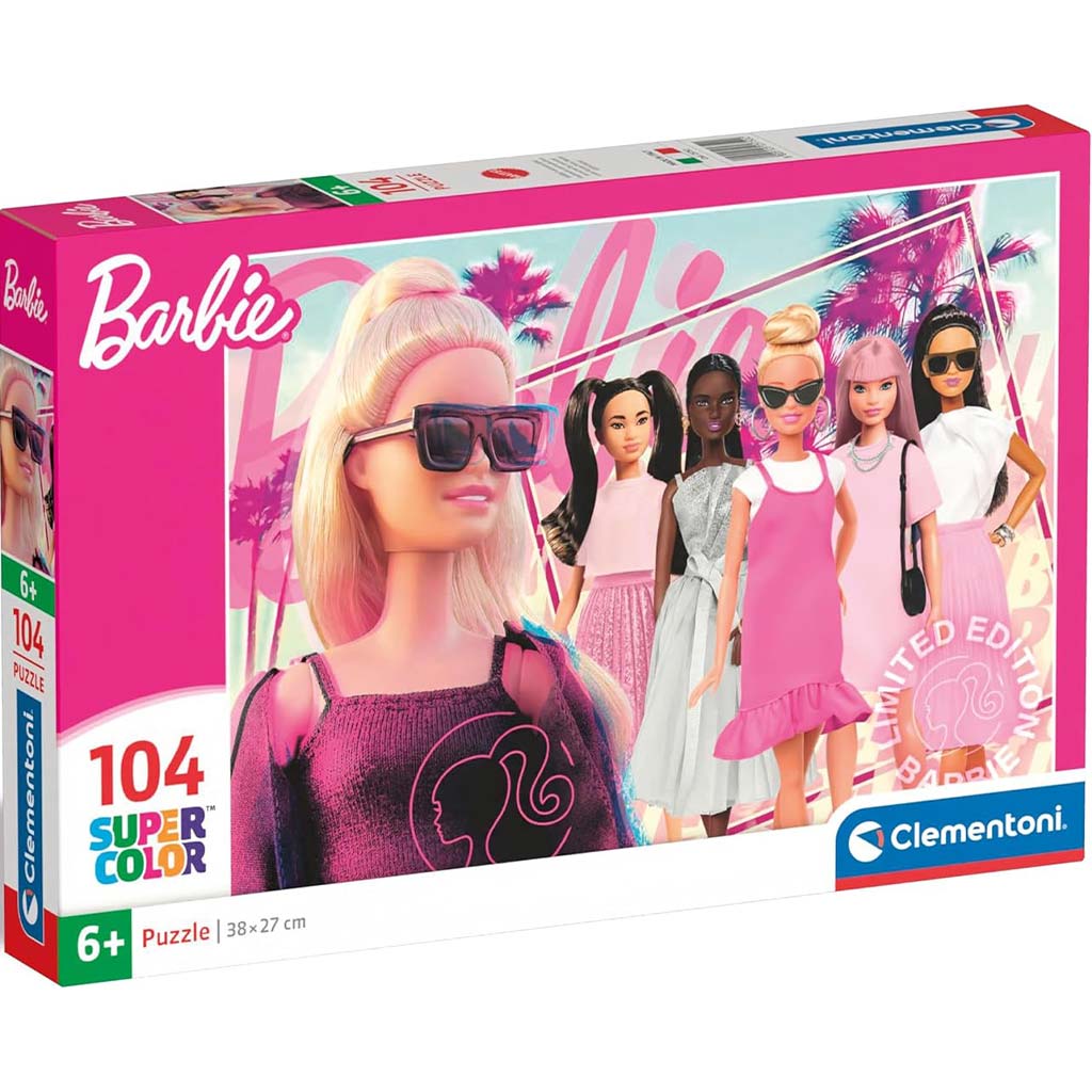 Modische Barbie 104-teiliges Supercolor-Puzzle - Clementoni