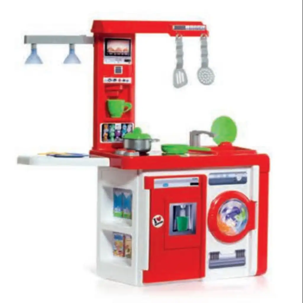 Molto: Spielküchenset mit Lampe und Zubehör 82x80x28cm kép 2