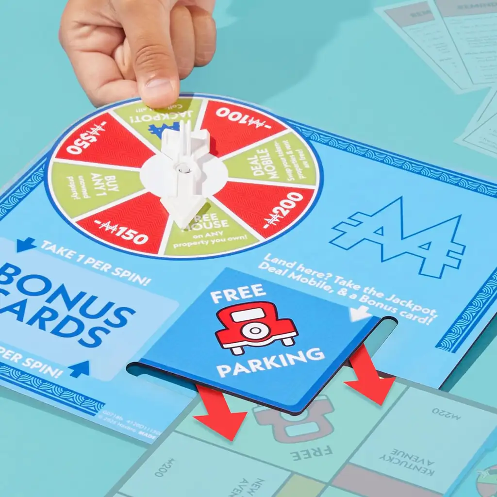 Monopoly: Freies Parken Jackpot Erweiterungspack - Hasbro kép 2