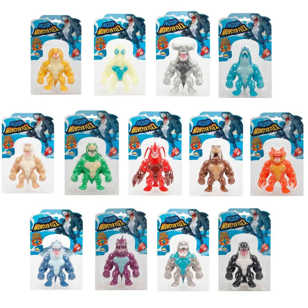 Monster Flex: Dehnbare Wasserungeheuer-Figuren in verschiedenen Ausführungen 1 Stk. kép 1