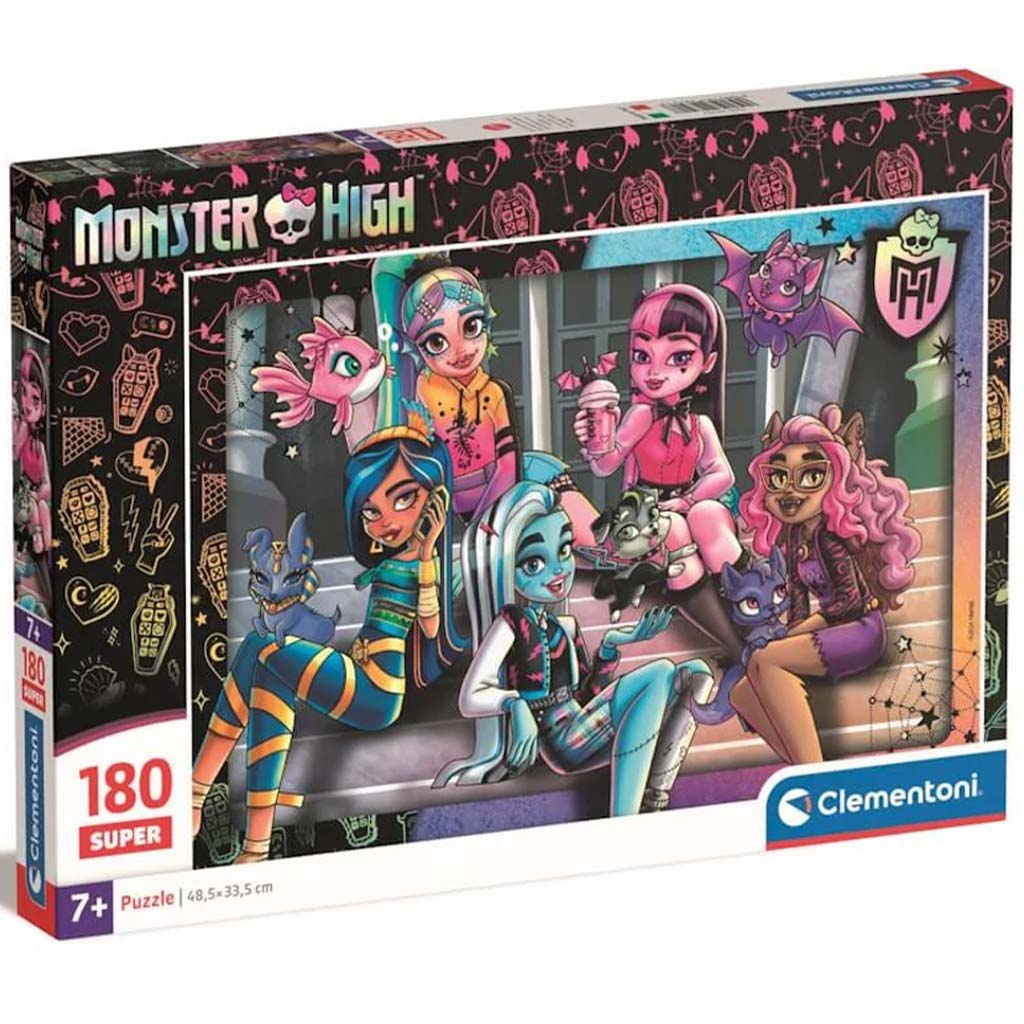 Monster High 180-teiliges Super Puzzle – Clementoni kép 1
