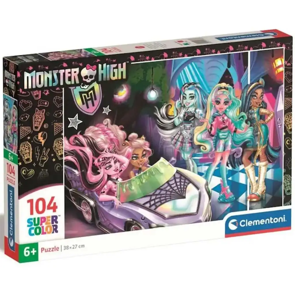 Monster High 2 104-teiliges Supercolor Puzzle - Clementoni