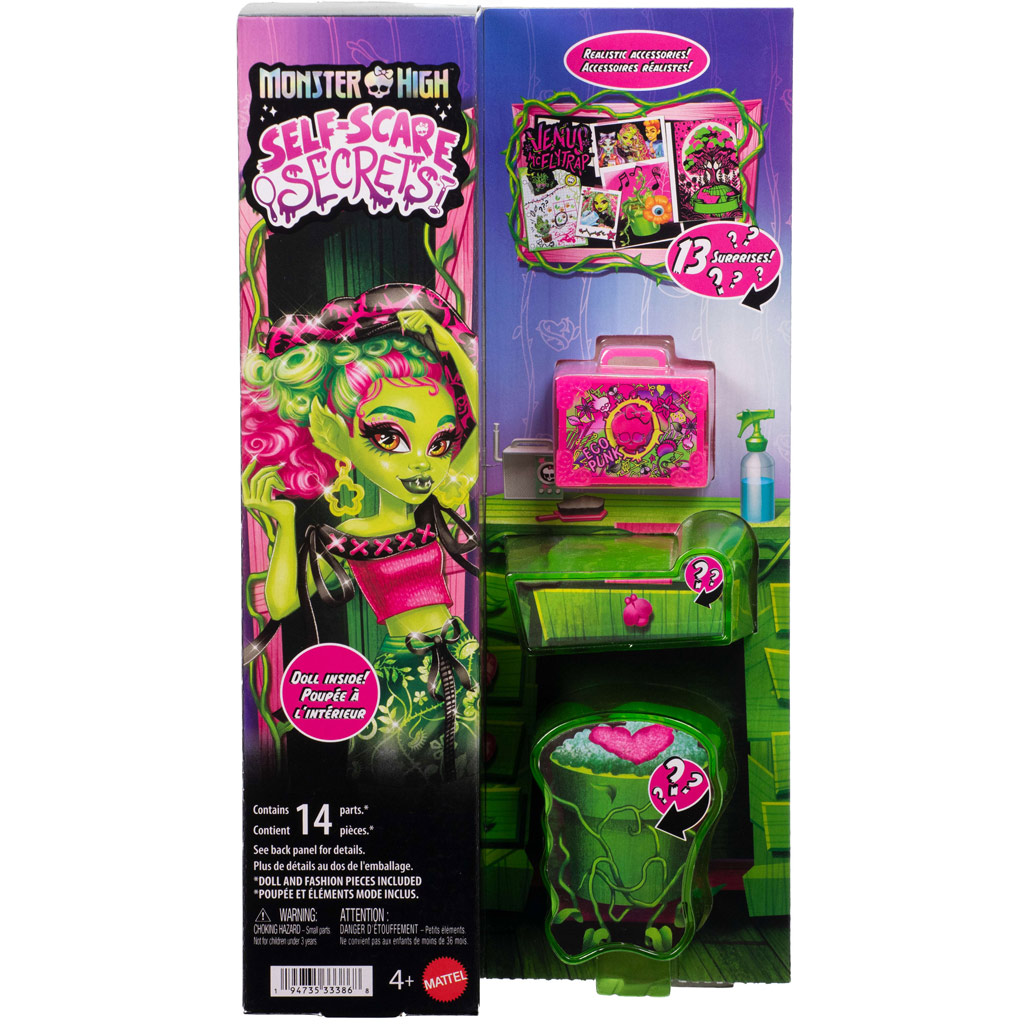 Monster High Gruselpflege Venus McFlytrap Puppe mit Zubehör - Mattel