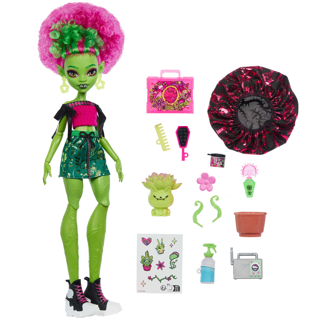 Monster High Gruselpflege Venus McFlytrap Puppe mit Zubehör - Mattel kép 3