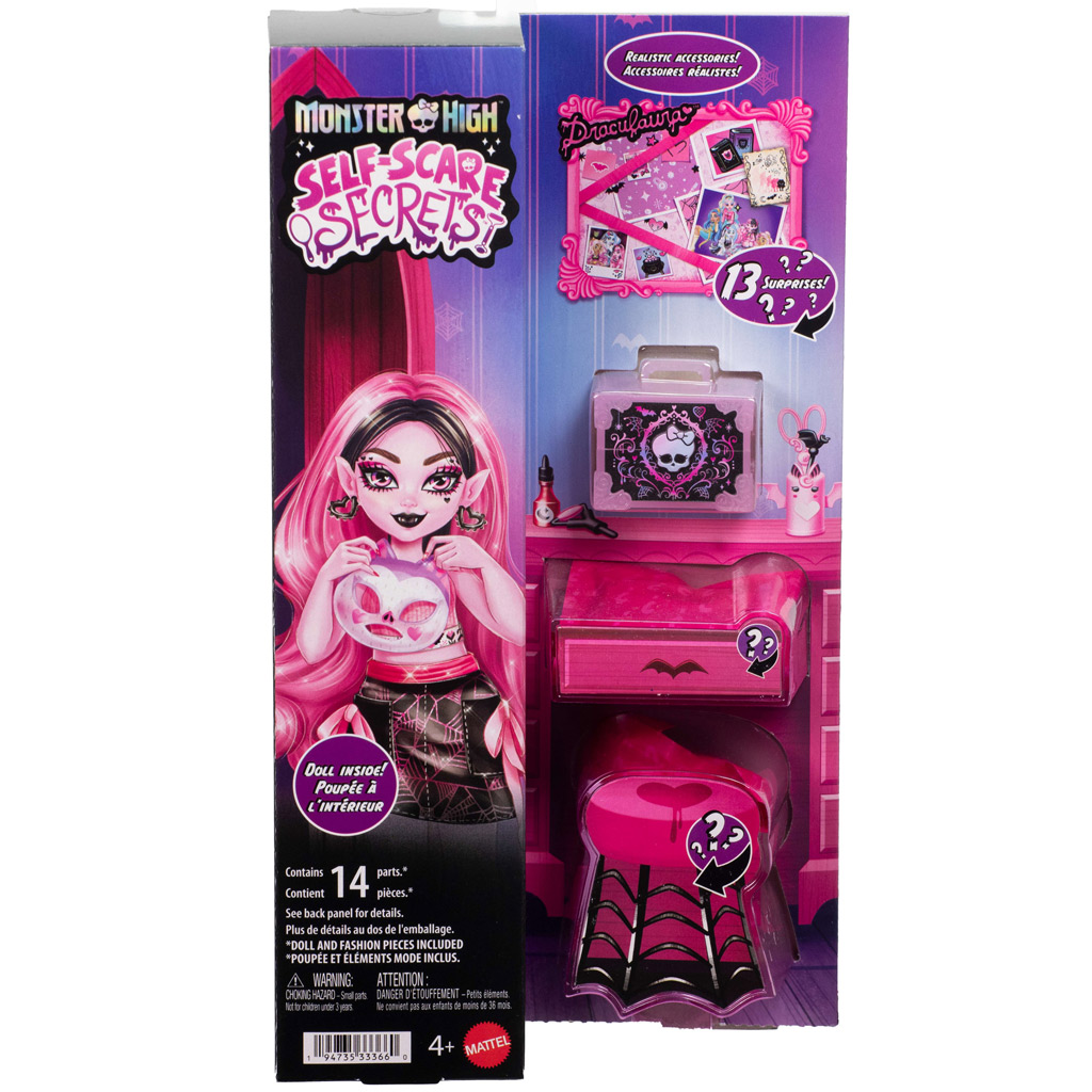 Monster High Gruselschönheitspflege Draculaura Puppe mit Zubehör - Mattel