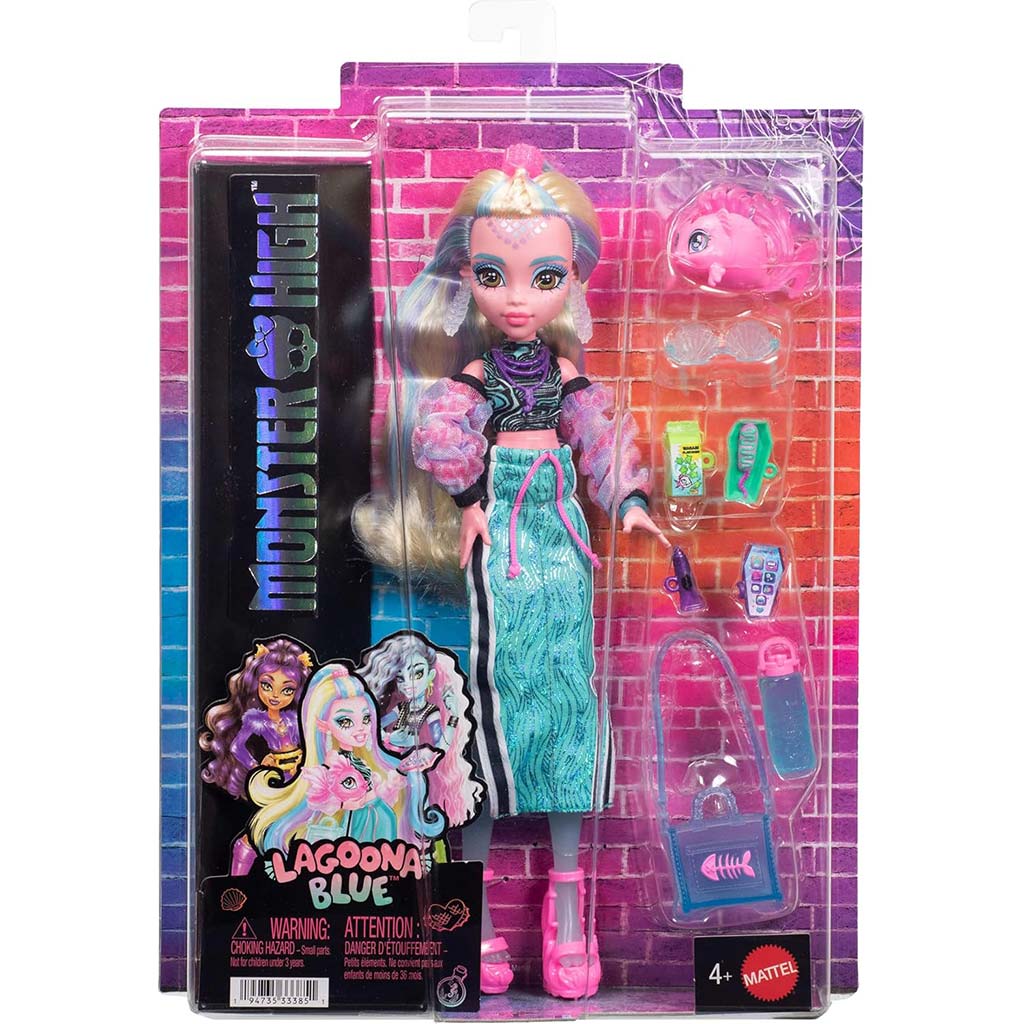 Monster High Lagoona Blue Puppe mit Zubehör - Mattel