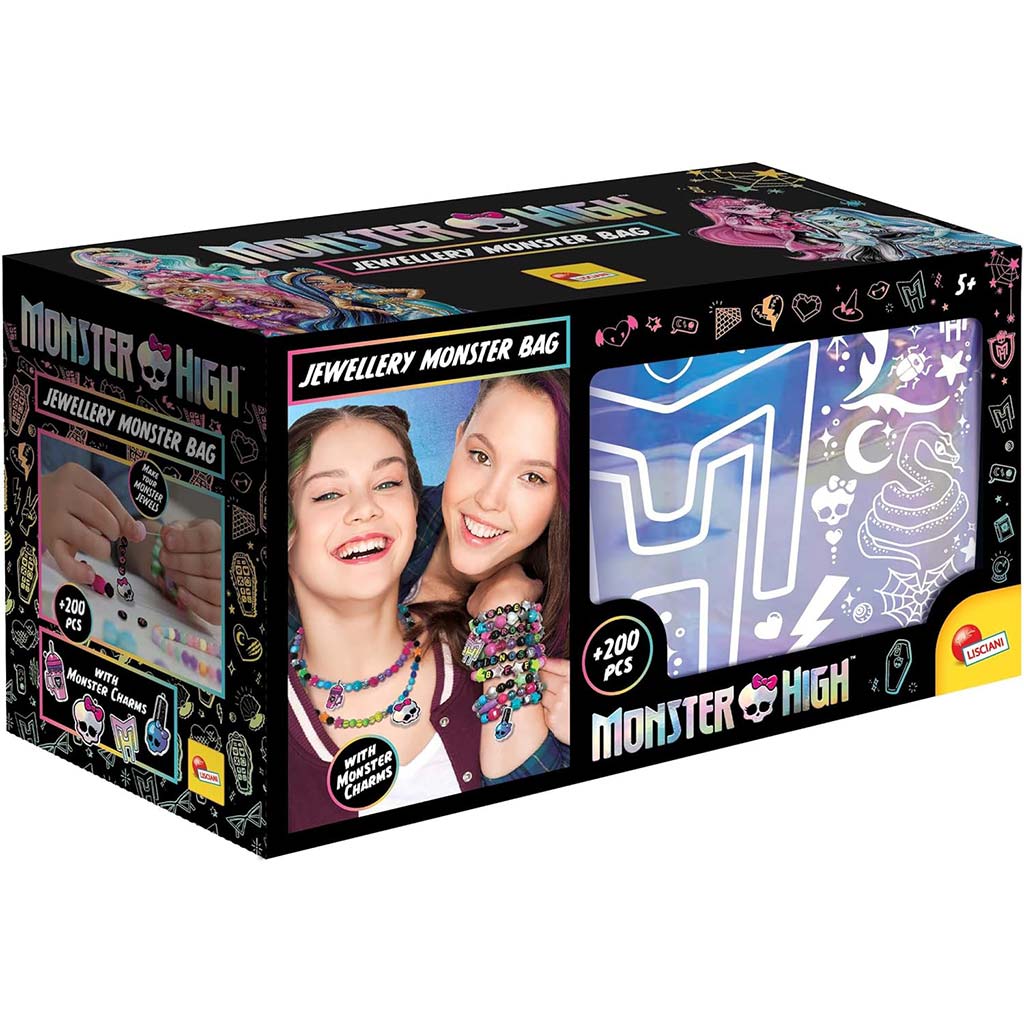 Monster High Schmuckset zum Selbermachen im Gruseltasche – Lisciani