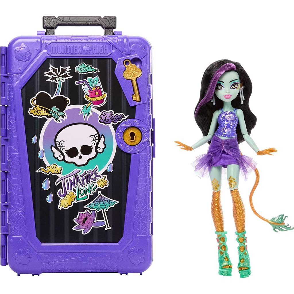 Monster High Schrecklich Gute Freunde Geheimnisse: Gruselige Reise Jinafire Long Puppe – Mattel