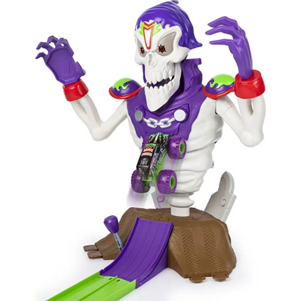 Monster Jam: Grim Take Down Spielset mit Lichtern und Geräuschen - Spin Master kép 4