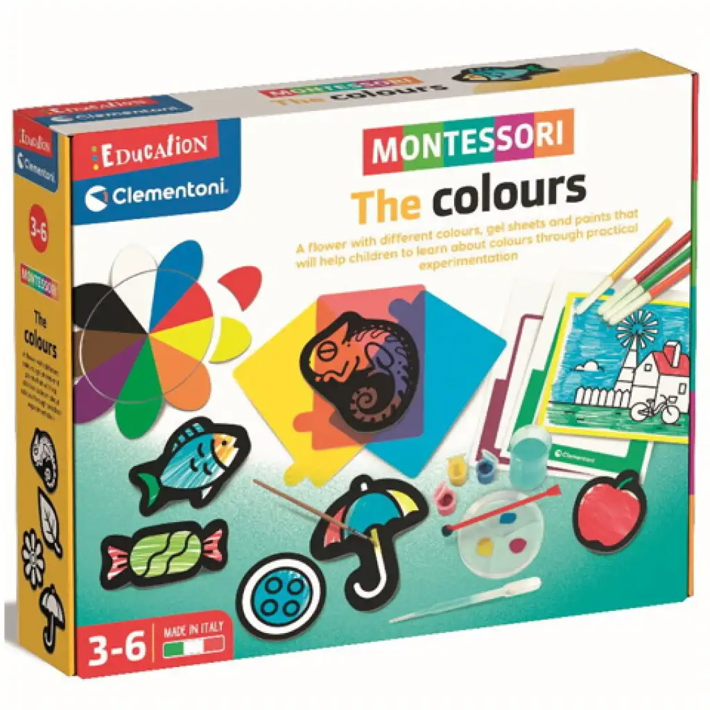 Montessori - Die Entdeckung der Farben Entwicklungsspiel - Clementoni
