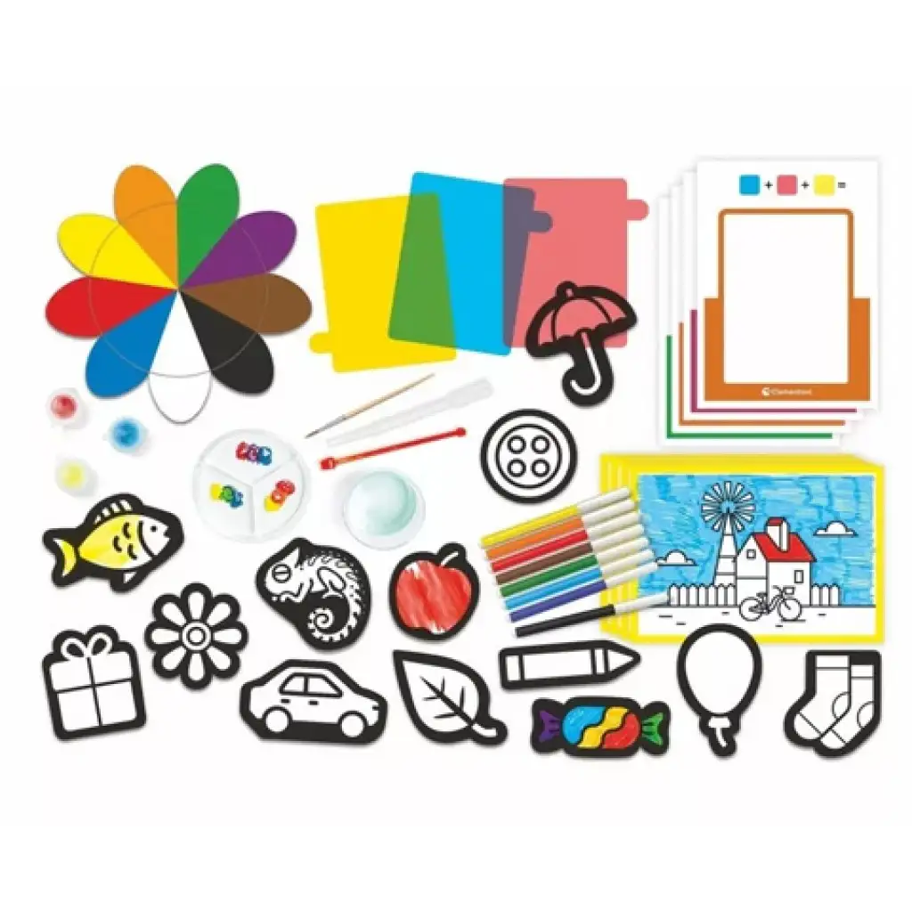 Montessori - Die Entdeckung der Farben Entwicklungsspiel - Clementoni kép 3