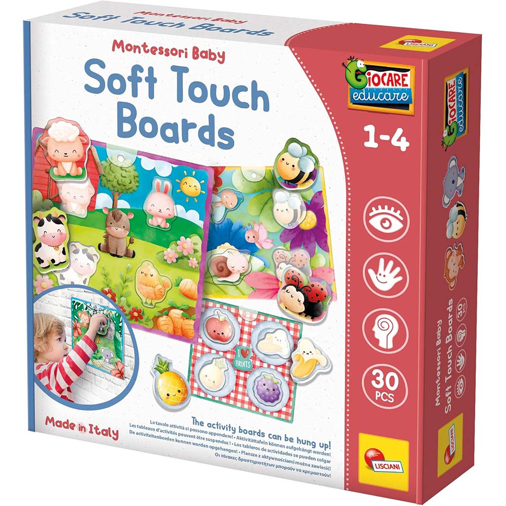 Montessori: Weiches Formensortierspiel-Set – Lisciani