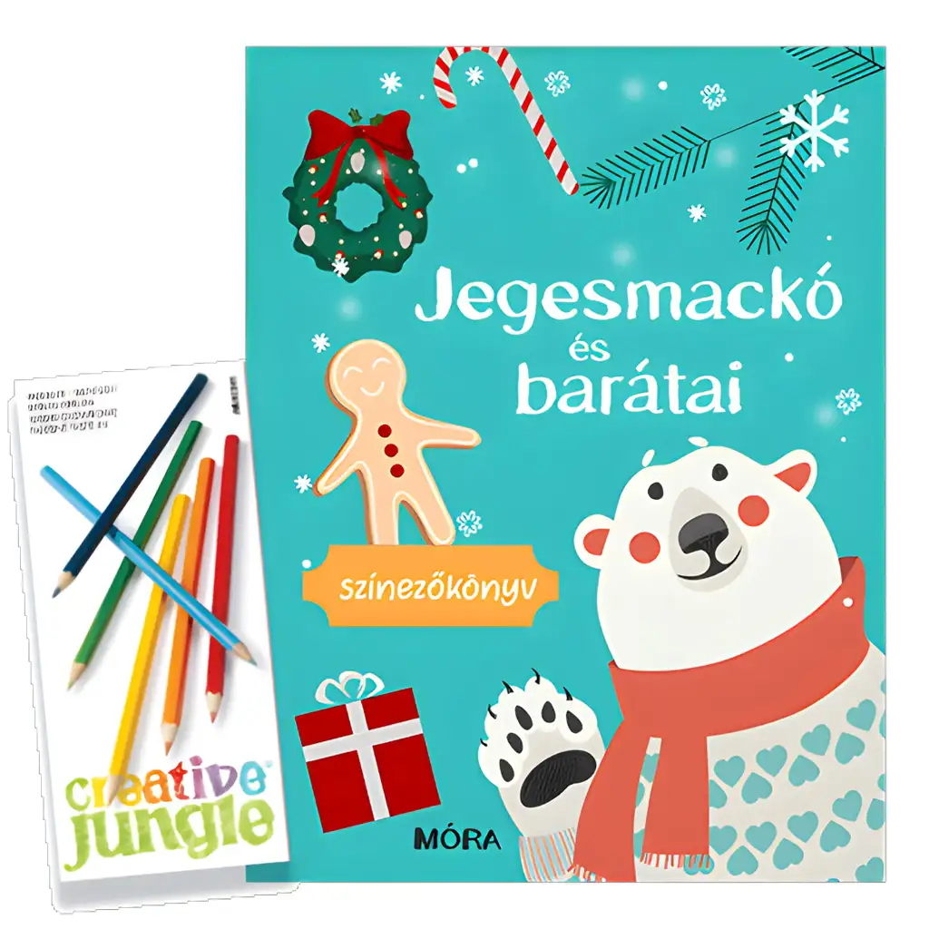 Móra: Eisbär und seine Freunde Malbuch mit Buntstiften