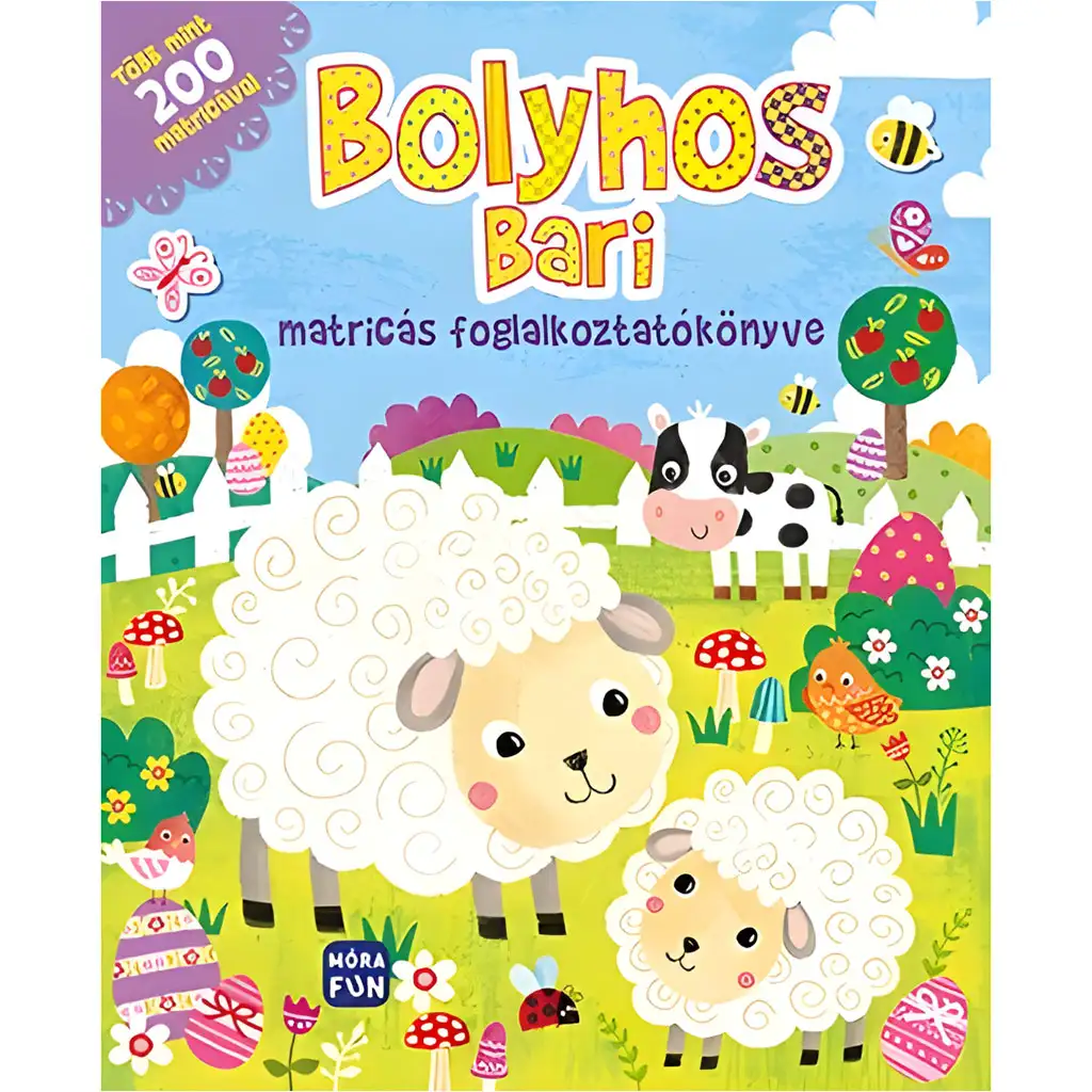 Móra: Flauschiges Schäfchen Sticker-Beschäftigungsbuch