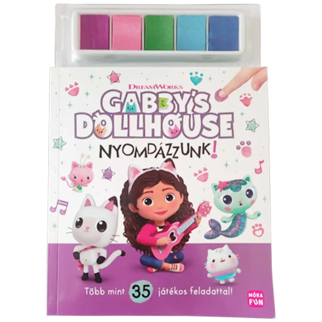 Móra: Gabis Puppenhaus - Lass uns drucken! Beschäftigungsbuch