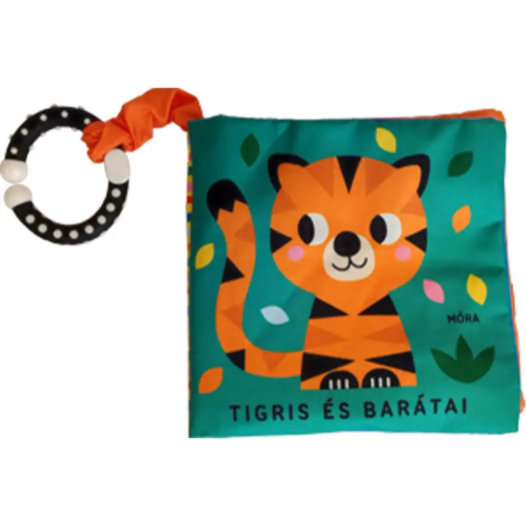 Móra: Tiger und seine Freunde knisterndes Stoffbuch mit Beißring