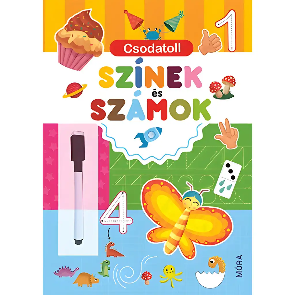 Móra: Wunderschreibfeder - Beschäftigungsheft für Farben und Zahlen