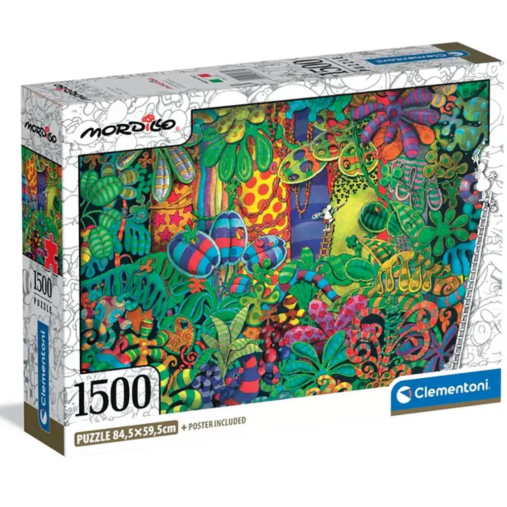 Mordillo Der Maler 1500-teilige Compact-Puzzle - Clementoni