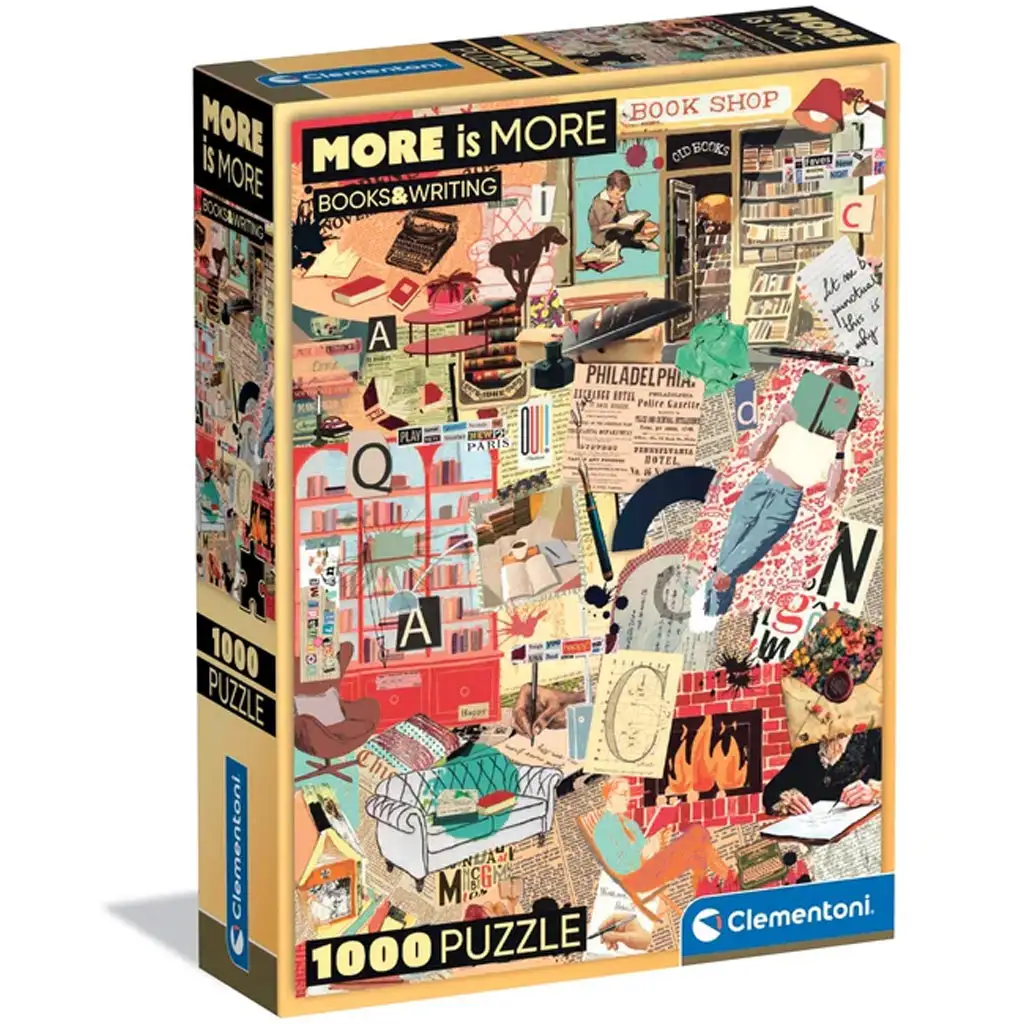 More is More: Bücher und Schreiben HQC 1000-teiliges Puzzle - Clementoni