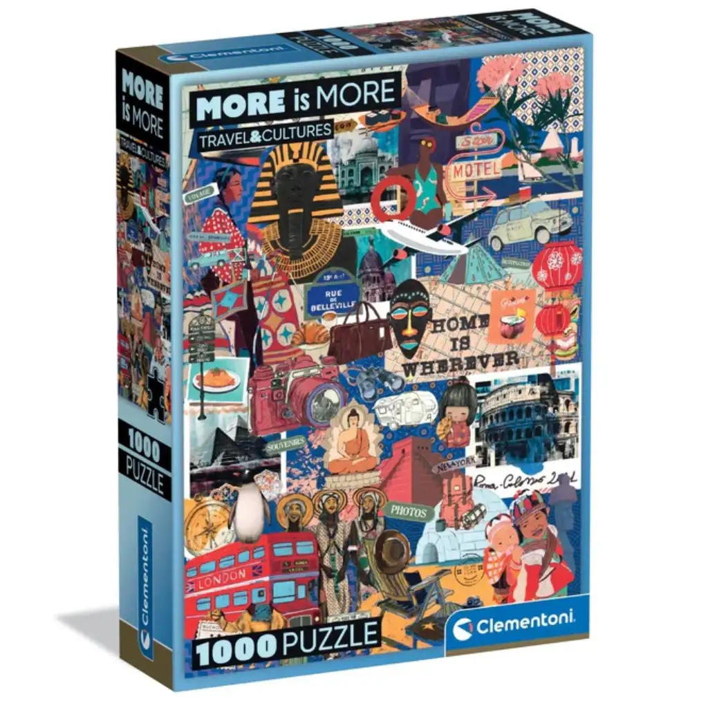 More is More: Reise und Kultur 1000-teiliges Puzzle - Clementoni